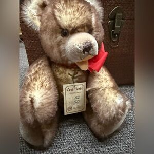 Vintage Hermann Limited Edition German Teddy Bear Growler Intact 14” No. 162/500